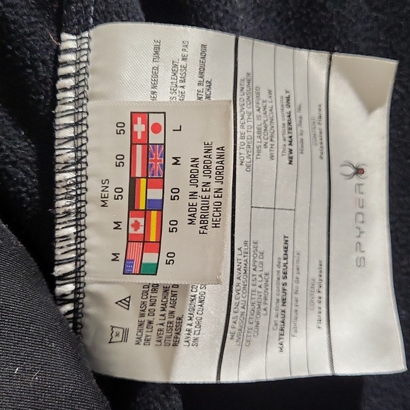 Spyder Mens Medium HydroWeb Soft Shell Jacket Hooded Full Zip Grey Activewear - Picture 4 of 11